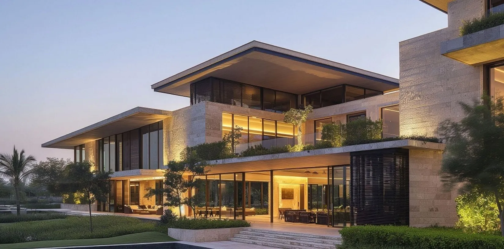 THE HEIGHTS Country Club wellness center with modern architecture and resort-style facilities by Emaar Dubai